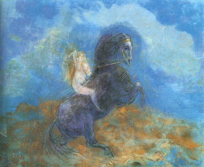 Odilon Redon The Valkyrie oil painting picture